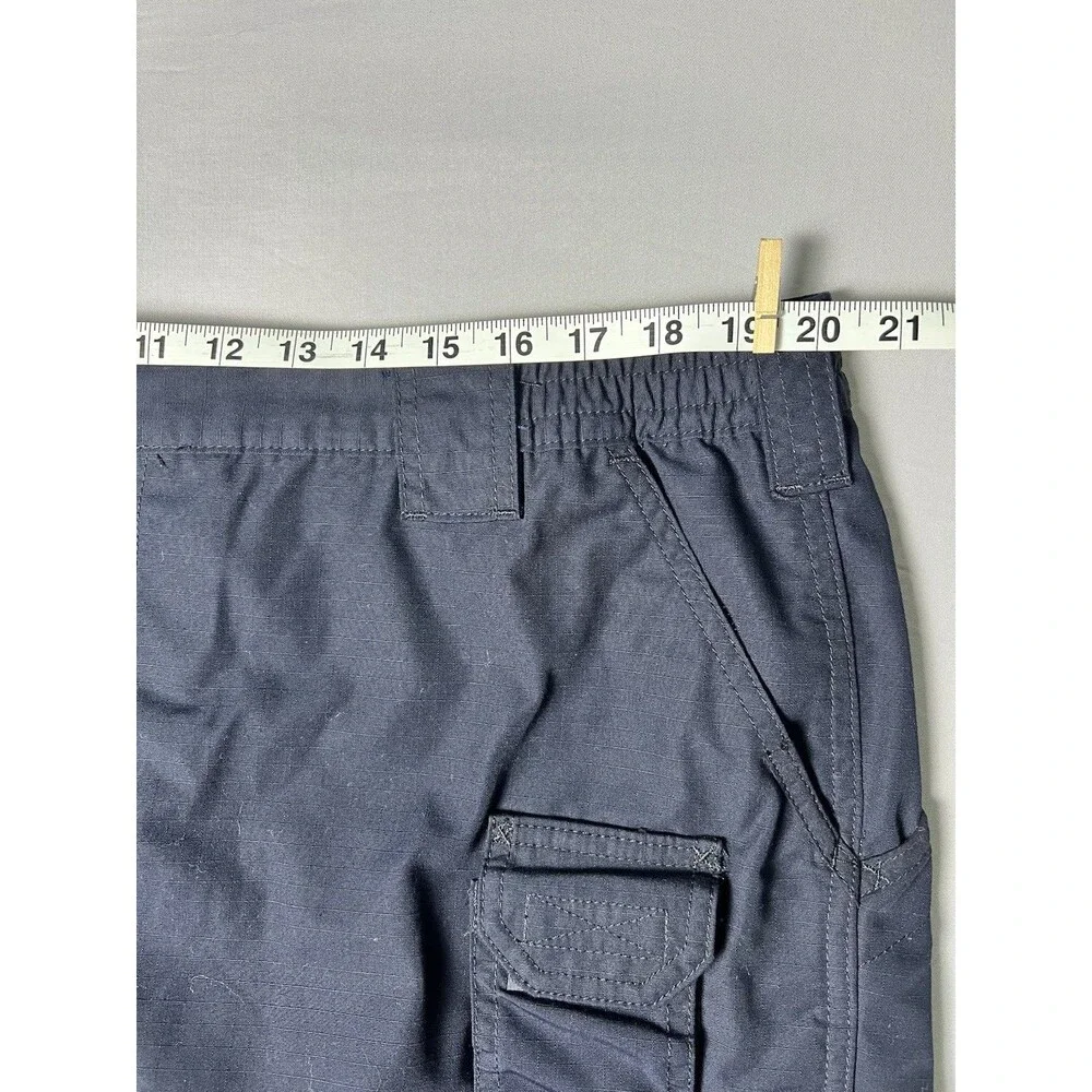 Mens 5.11 Tactical Taclite Utility Shorts Cargo Pockets Sz 40 Navy Blue